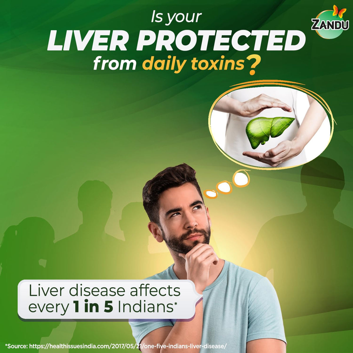 Zandu Livital Liver Detox Tablets – Clinically Proven for Liver Detox & Health Support in 2 Months | 90 Tabs X 2 | 100% Ayurvedic Formula with Bhringaraj & Guduchi | Ayurvedic Alternative to Milk Thistle