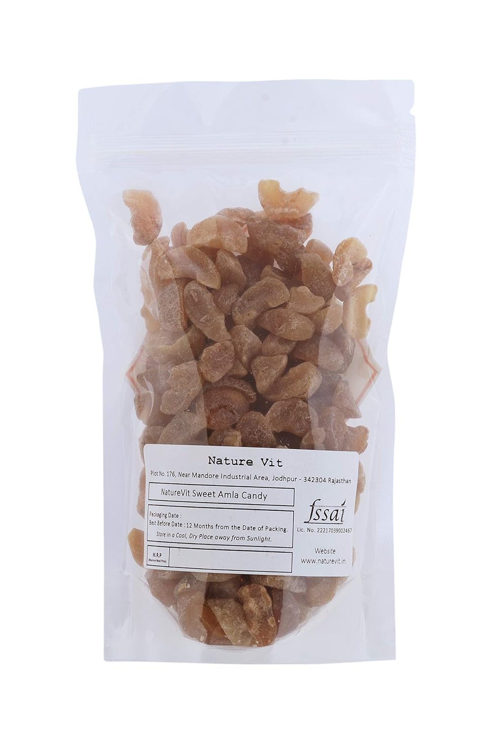 NatureVit Sweet Amla Candy 1Kg | Natural Indian Gooseberry Snack | Rich in Vitamin C & Antioxidants | Immunity Booster & Digestive