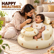 Toy Imagine Inflatable Baby Chair Feeding Tray Back Support & Built-in Pump