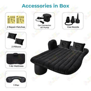 Toy Imagine Inflatable Car Bed with Air Pump & 2 Pillows