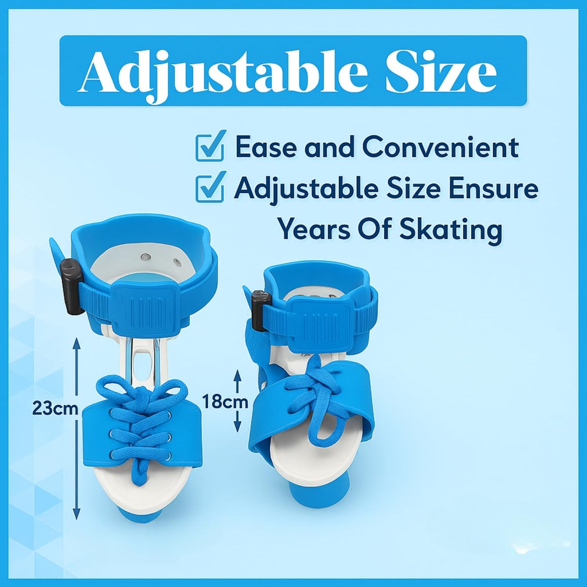 Toy Imagine Adjustable Inline Skates for Kids 4-12 Years
