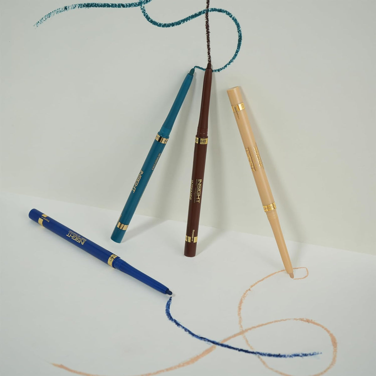 INSIGHT Intense Kohl Kajal Pencil - Nude | Matte Finish | All Day Wear | Waterproof | Single Stroke Application - (0.35 g)