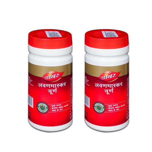 Dabur Lavan Bhaskar Churna 120gm for Appetite & Digestion | Pack of 2