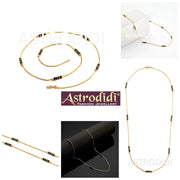 ASTRODIDI Gold Plated Chain | 24 Inch Stylish Light Weighted Golden Brass Neck Chain For Girls Women Men Boys (MHC-05)