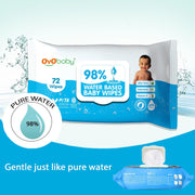 OYO BABY Diapers | Long Lasting Dry Night & Comfortable Sleep Style Diaper Pants, Size 9-14 kg baby 48 Count (Pack of 1), & OYO BABY Soft Cleaning with Aloe Vera Baby Wipes Lids 72 Counts (Combo Pack)