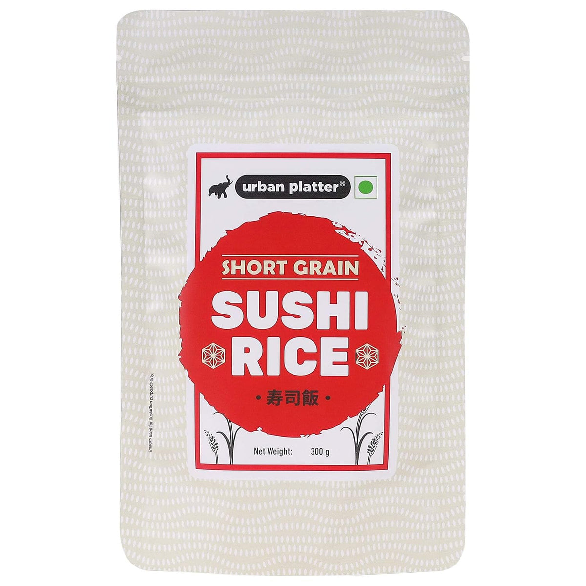 Urban Platter Short-Grain Sushi Rice, 1kg (Japanese-Style Sticky Rice | Chewy Bite | Asian Pantry Essential)