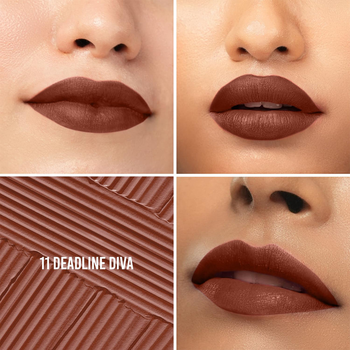 INSIGHT Cosmetics Blur Rouge Lipstick – Long Lasting | Matte Finish | Non-Transfer | Lightweight & Non-Sticky | One-Swipe Pigment (Deadline Diva) – 4.2g