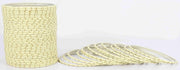 NMII Glossy Metal Bangle Set for Women & Girls on Wedding (Cream-2.4)