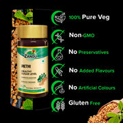 Zandu Methi Capsules (Fenugreek), Extracts of Methi (60 Veg Capsules x 2)
