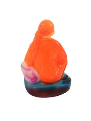 SHINDE EXPORTS shirdi Saibaba Marble Idol 4 inches for car Dashboard and Gifting