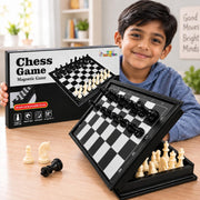 Toy Imagine Magnetic Chess Board Game – Folding Travel Chess Set with Pieces Storage | Portable Strategy Game for Kids & Adults | 2 Player Board Game for Travel, Learning & Fun
