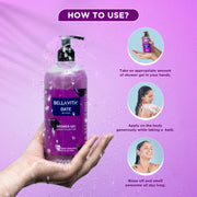 Bella Vita Luxury Date Woman EDP Premium Long Lasting Fragrance Perfume 100ml & Shower Gel for Deep Cleansing, Hydrating, Softer Skin with Aloe Vera 500ml