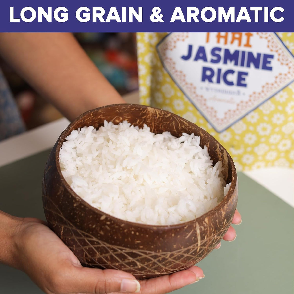Urban Platter Thai Jasmine Rice, 300g (Aromatic Long-Grain Rice | Soft & Fluffy Texture | Asian Pantry Staple)