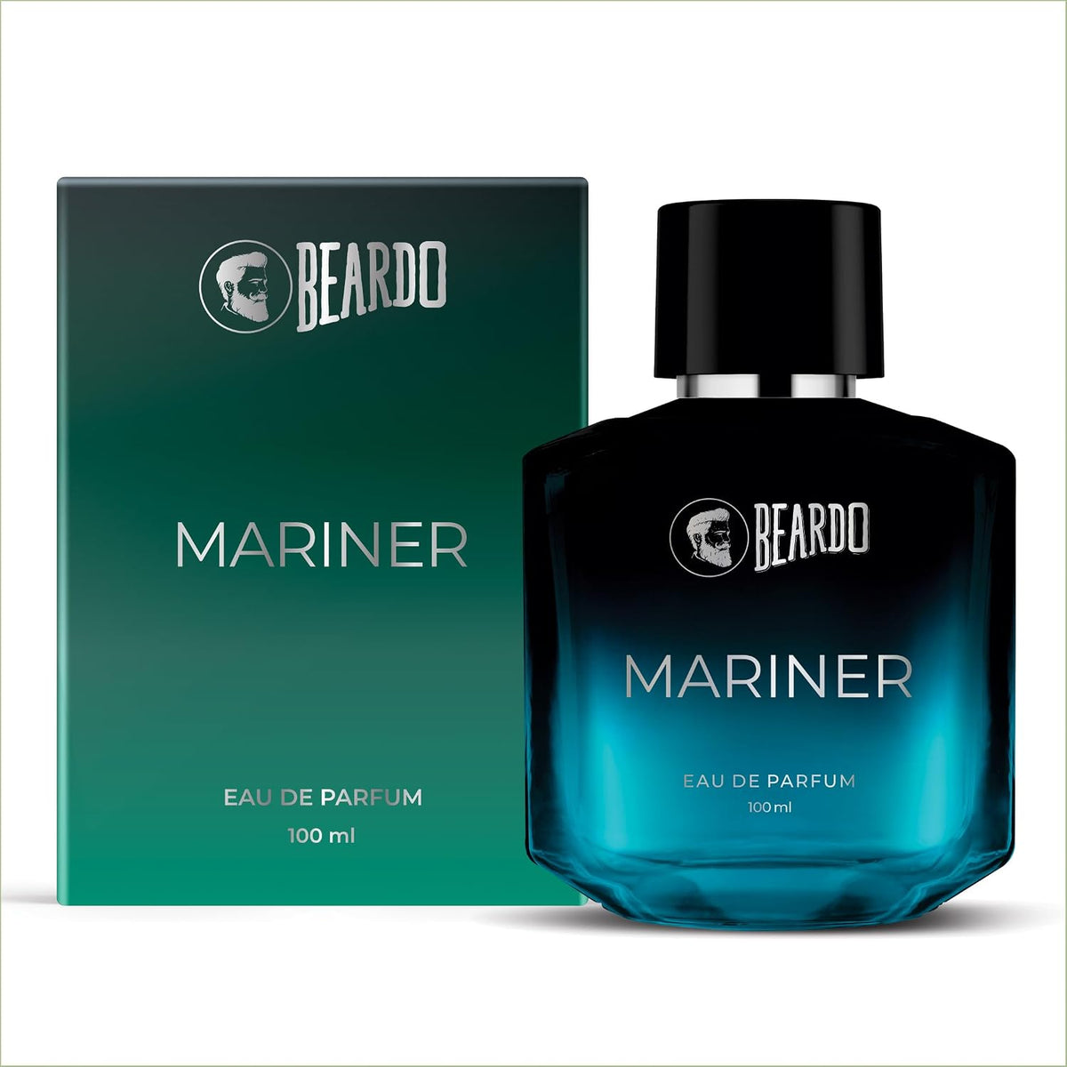BEARDO Mariner EDP for Men, (100ml X 2) | Eau De Parfum|Long Lasting Perfume for Men | Body Spray for Men | Day Time Fragrance Body Spray | Fresh, Aqua Notes | Gift for husband | Gift for boyfriend