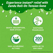 Zandu Roll On-Tension Gone- Ayurvedic Roll-On, 10ml for Headache & Cold Relief