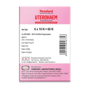 Hamdard Uterohaem Capsules|Women’s Wellness Formula| 60 Tab|Pack of 1