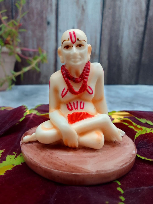 SHINDE EXPORTS Shree Swami Samarth murti Idol Statue for car Dashboard (6cm)