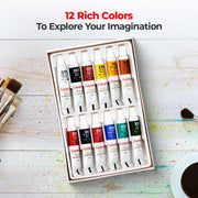 Camel Artist 5ml Water Color Set - 12 Shades (Multicolor)