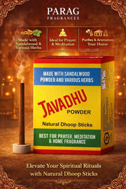Parag Fragrances Javadhu Dhoop Sticks 250Gram / Dhoop Stick for Pooja, Home Fragrance