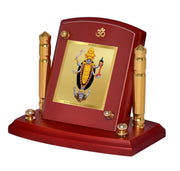 DIVINITI 24K Gold Plated Religious Car Dashboard Frame | Premium God Idol Frame for Car, Home Mandir & Office Table | Spiritual Gift, Decorative Showpiece | Maa Kali