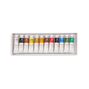 Camel Artist's Oil Color Box - 9ml Tubes, 12 Shades