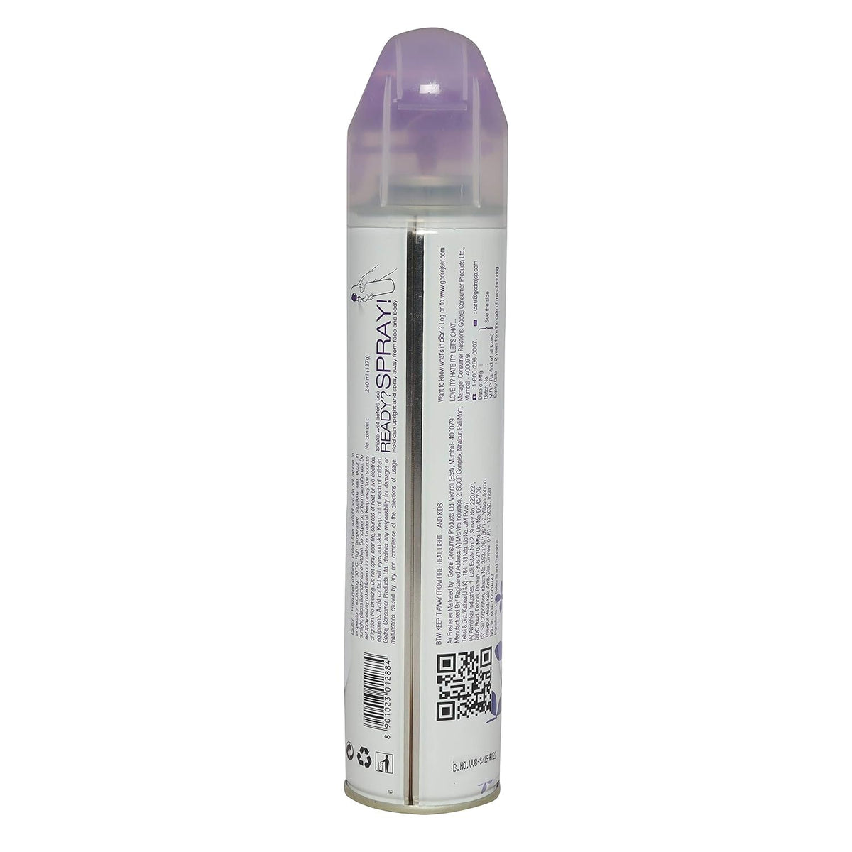 Godrej Aer Matic Spray - 225ml (Violet Valley Bloom)