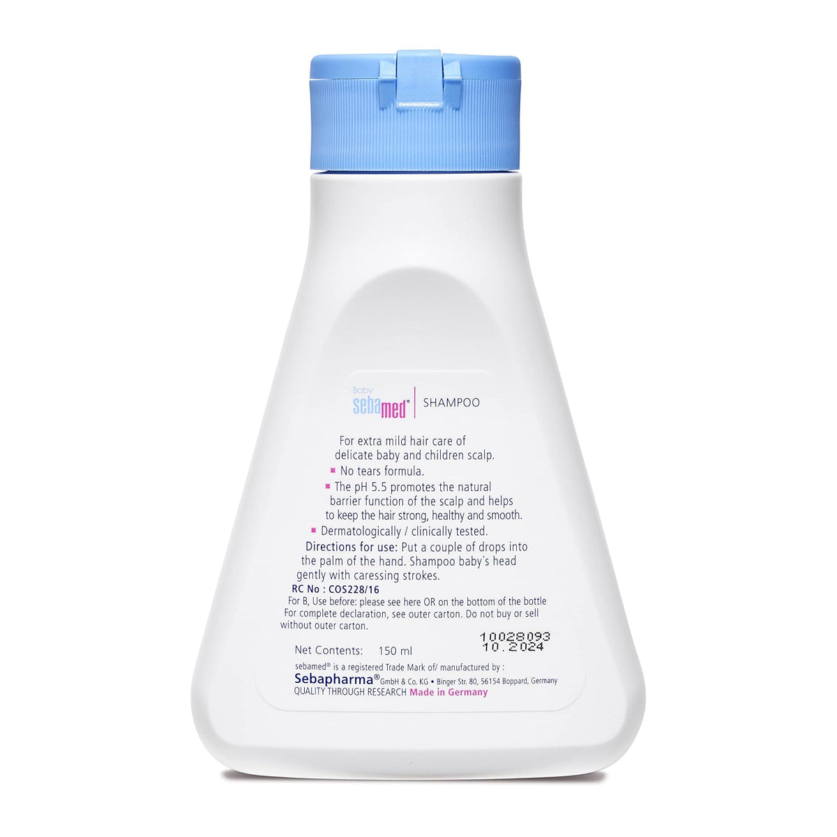 Sebamed Baby Face & Body Wash Foam|Ph 5.5|With Panthenol & natural Bisabolol| For delicate, dry skin& Baby Shampoo 150ml|Ph 5.5| Camomile|Natural moisturisers|No tears formula|For delicate scalp