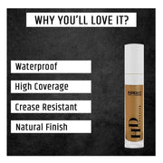 INSIGHT HD Concealer for Everyday Use | Matte Finish | Medium Coverage - LN10 (8g)