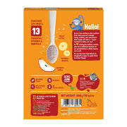 Slurrp Farm No Added Sugar Instant Wheat Apple & Banana Cereal | Free Strawberry Cereal Trial Pack | 300g