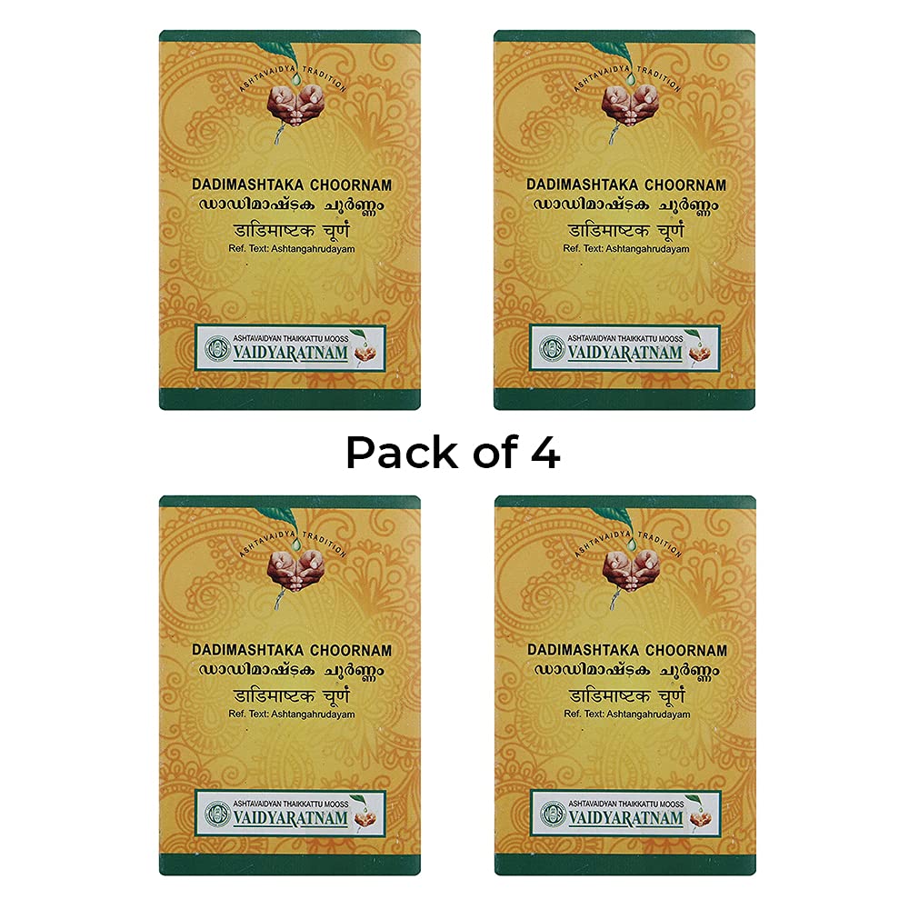 Vaidyaratnam Dadimashtaka Choornam 50 G (Pack Of 4)