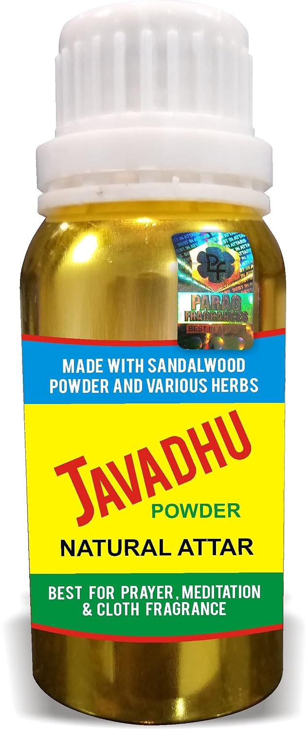 Parag Fragrances Golden Javadhu Extra Premium Attar For Worship, Religious Use, Home Fragrance, Clothes or Personal Fragrance (100)