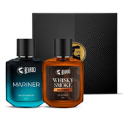 Beardo Whisky Smoke Bourbon Perfume 50ml & Mariner Perfume 50ml Combo | Long Lasting Perfume For Men | Oriental, Woody, Leathery | Fresh, Aqua Notes | Gift Set | Rakhi Gift for Brother | Gift for boyfriend | Gift for Men | Gift for Brother