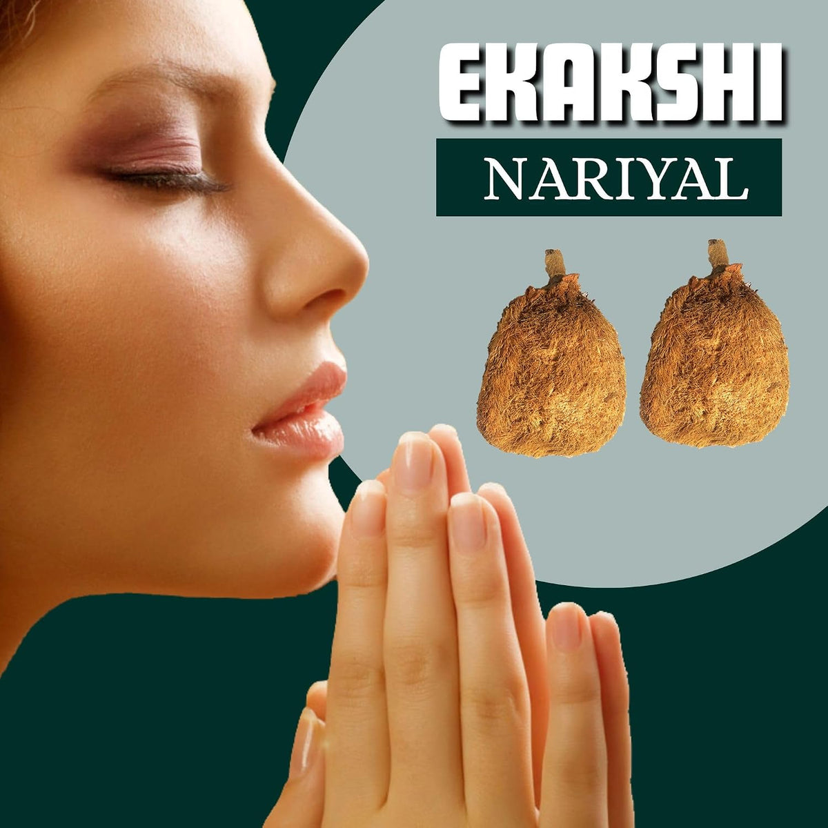 BrijBooti Ekakshi Nariyal - One Eye Coconut For Pooja