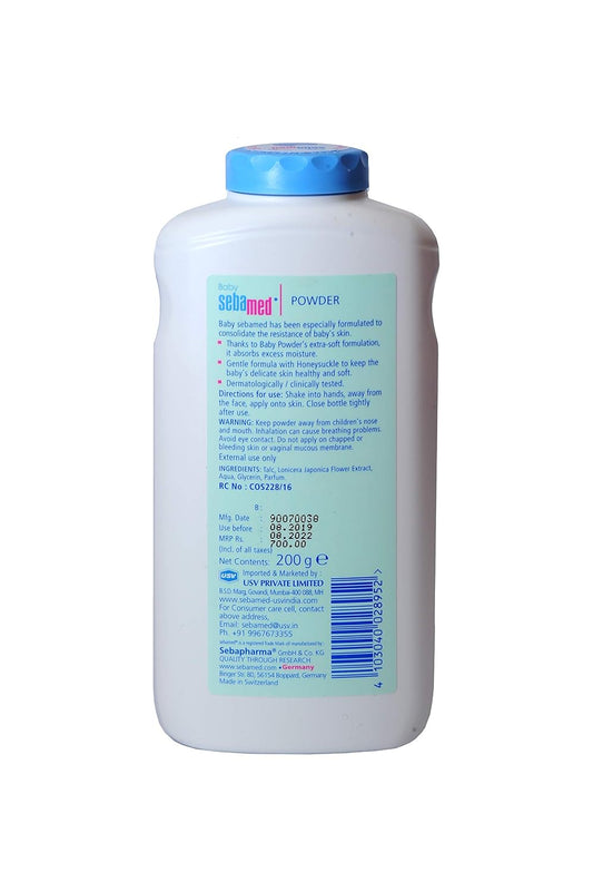 Sebamed Baby Powder with Honeysuckle|200 gm