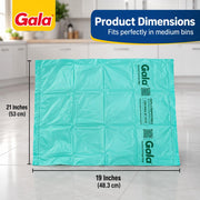 Gala Scented Compostable Garbage Bags, Medium Size, 15 Bags, Heavy Duty Dustbin Trash Bags, Lavender Fragrance, For Dry & Wet Waste, Kitchen, Home & Office Use