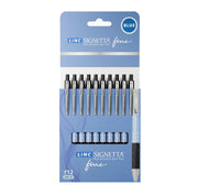 Linc Signetta Fine 0.7mm Ball Pen | Blue | Pack of 10