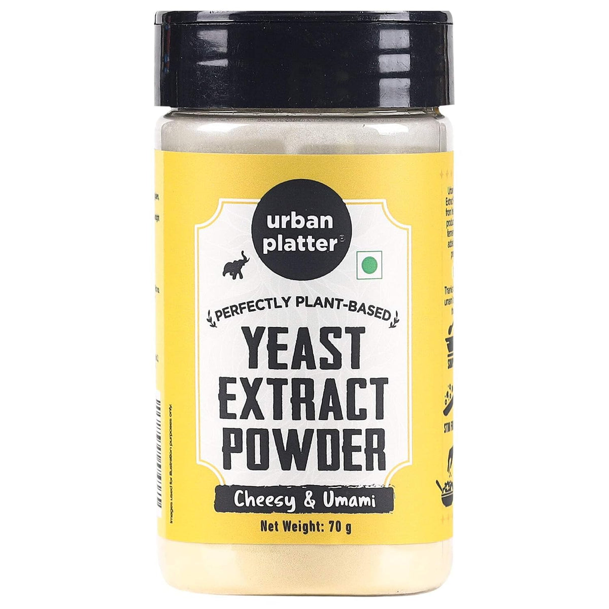 Urban Platter Yeast Extract Powder Shaker Jar, 70g [Cheesy Flavour]