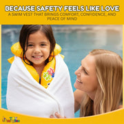 Toy Imagine Deluxe Swim Vest - Pool School Safety Aid for Toddlers & Kids (3-6 yrs) (50cm x 47cm)