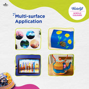 Fevicryl Acrylic Colours Sunflower Kit and Pastel Acrylic Colours Kit Combo | Ideal For Wood, Glass, Canvas, Metal, Plastic| Ideal for Gifting Students, Artists
