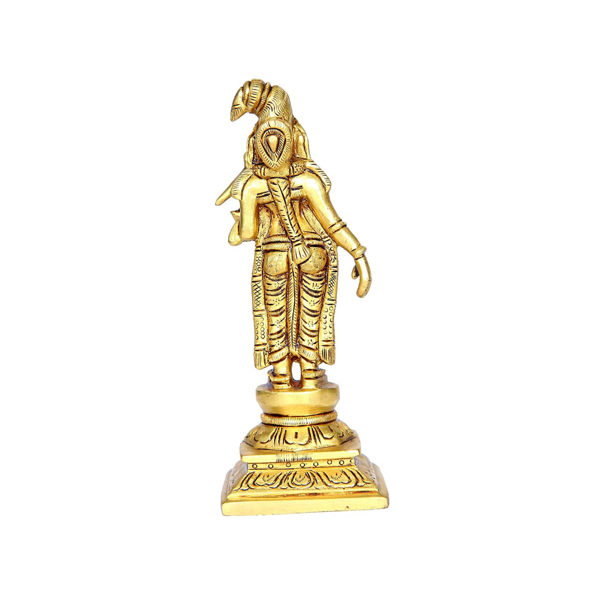 Aalayam Selveer Andal Idol Brass | Andal Devi Idol | Lord Andal Idol | Andal Amman Idol | Godess Andal Idol 15 CM Height, Gold Colour 1 No