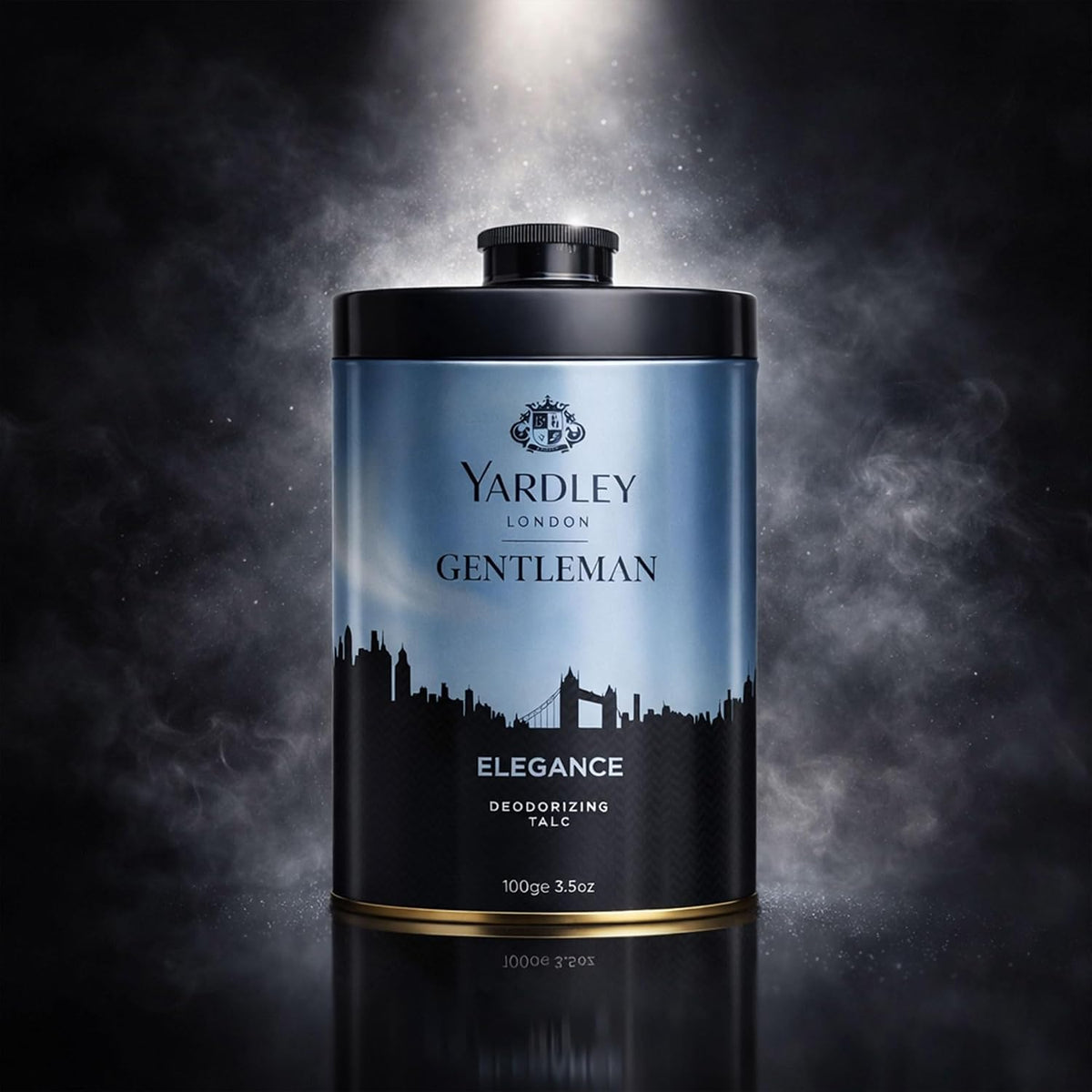 Yardley London Elegance Deodorizing Talc for Men, 100g