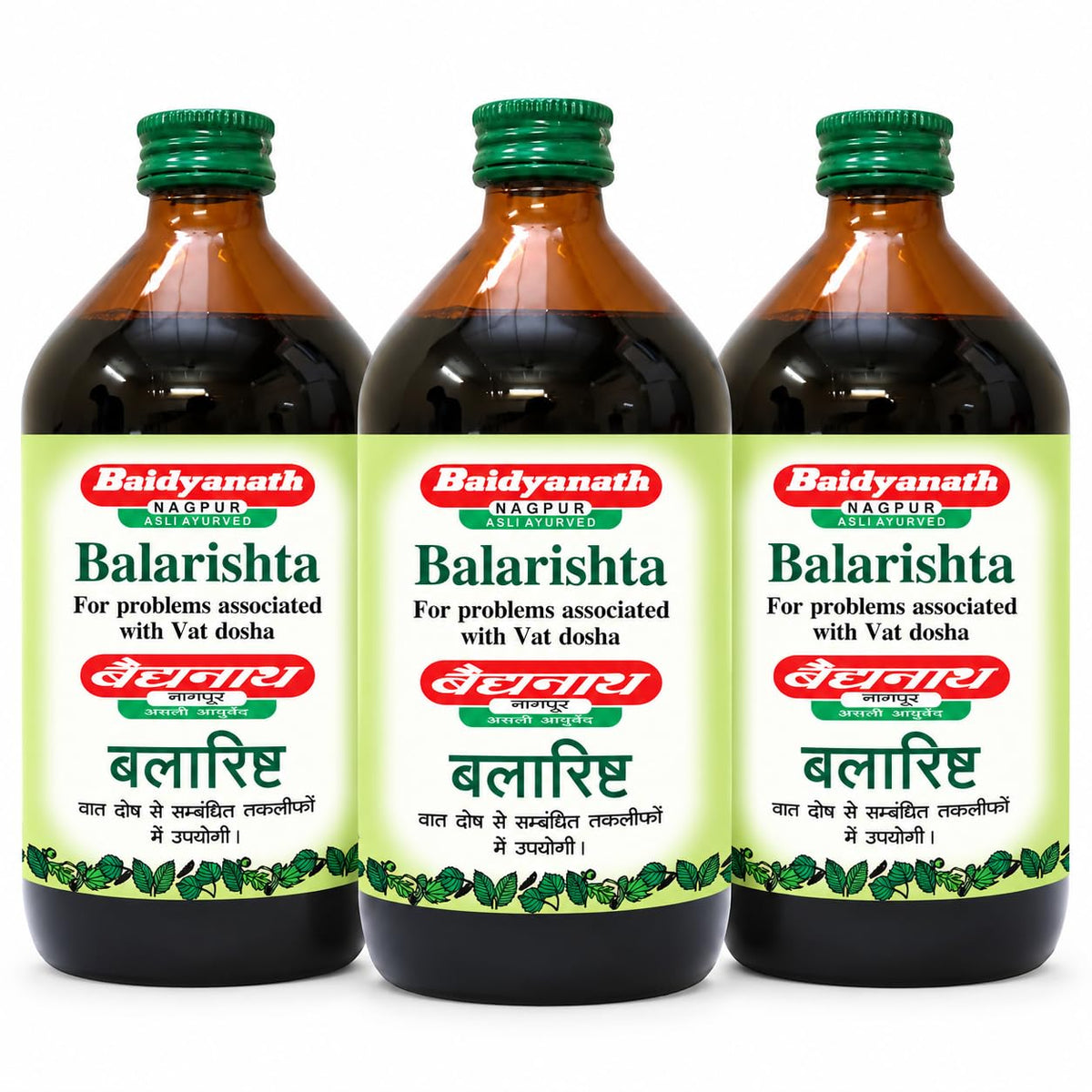 Baidyanath Asli Ayurved Balarishta I Stress Relief I Rejenuvate I 450 ML (Pack of 3)