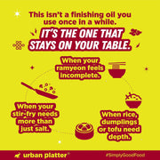 Urban Platter Korean Chilli Oil, 160g (Made with Gochugaru Chilli Flakes)