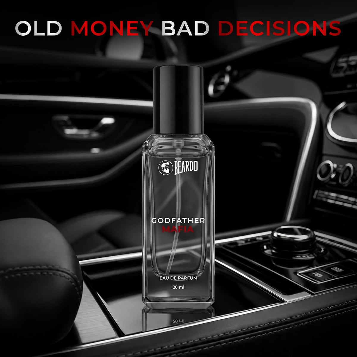 BEARDO Godfather Mafia Eau De Parfum 20ml | Fruity, Amber, Woody Fragrance | Long Lasting Perfume for Men | Gift For Men | Strong EDP For Men | Gift For Husband | Gift For Boyfriend