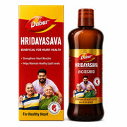 Dabur Hridayasava Ayurvedic Tonic for Heart & Cardiovascular Support | With Arjun Chhal, Ashwagandha, Draksha & Amla | Helps Maintain Healthy Lipid Levels | 450 ML