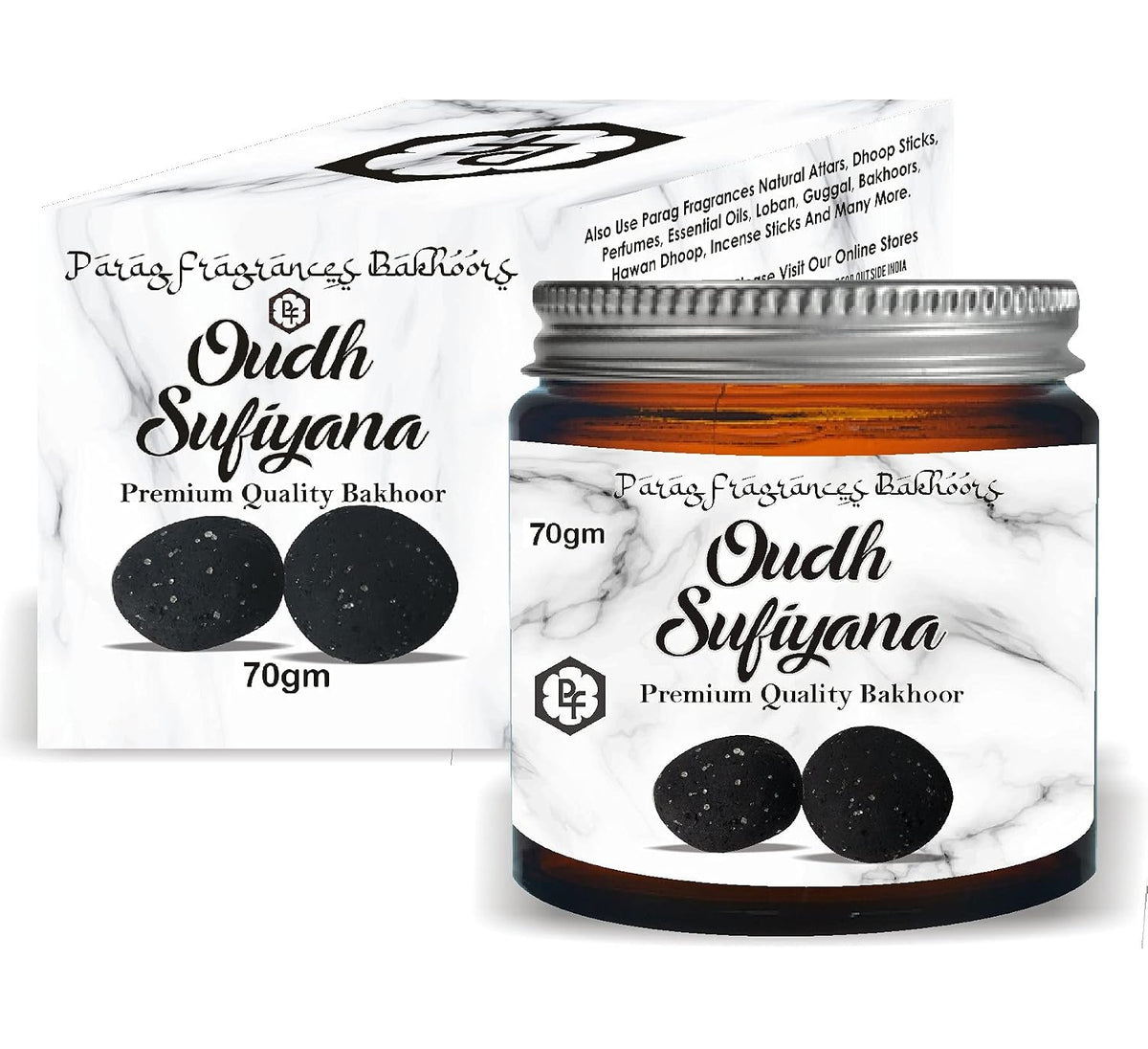 Parag Fragrances Arabic Bakhoor 50gm Natural Ingredients and Oud Woods (Oud Sufiyana)