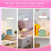 Toy Imagine 3-in-1 Desk Lamp with Pen Holder & Piggy Bank USB Rechargeable Study Lamp, Cute Design for Kids, Perfect for School Desk, Study Table & Bedroom(Multicolour)
