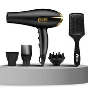 Beardo Studio Professional Hair Dryer with Hair Brush | High Power Fast Drying & Volumizing Brush for Frizz-Free Salon Style Finish | Multiple Heat Settings | Professional Grooming Tool for Men | Set of 2