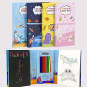 Toy Imagine Coloring Book Set for Kids, Pack 4