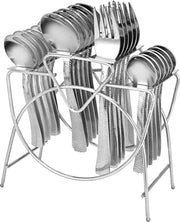 Parage Combo 2 Piece Stainless Steel Cutlery Stand for Dining Table, ONLY Stand (Square, Pack of 2)